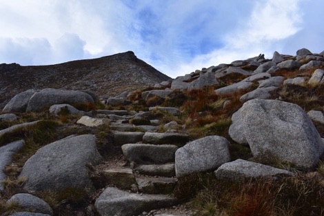 Path to Goatfell summit, Arran